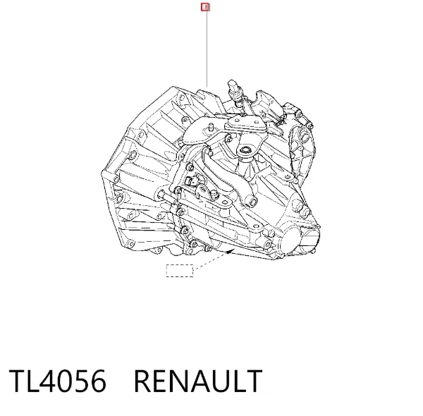 Caixa de Mudança montada (caixa mecânica de velocidades) TL4056 Renault (RVI)