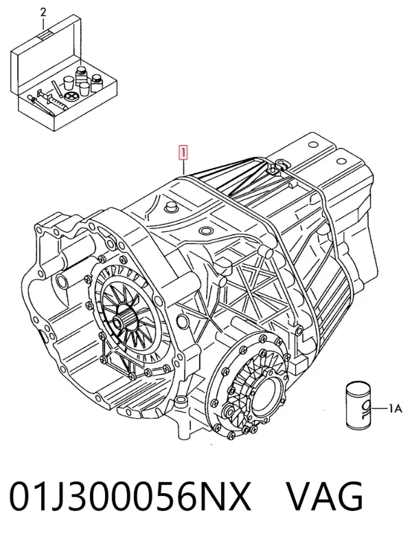 Caixa Automática de Mudança montada 01J300056NX VAG