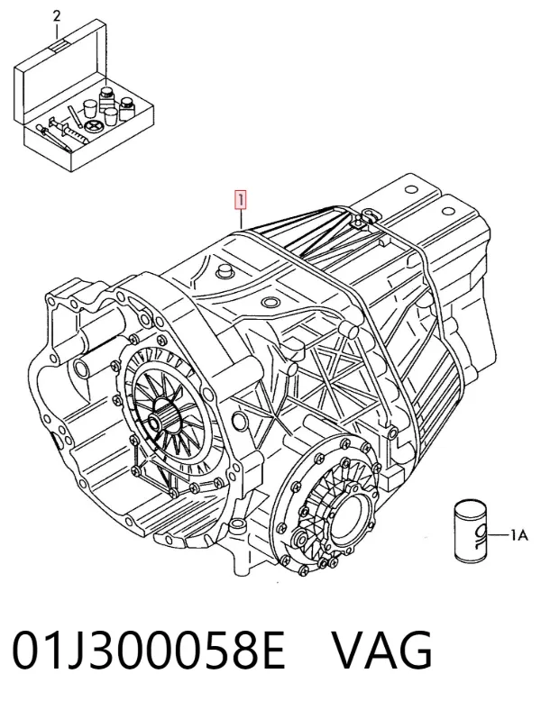 Caixa Automática de Mudança montada 01J300058E VAG