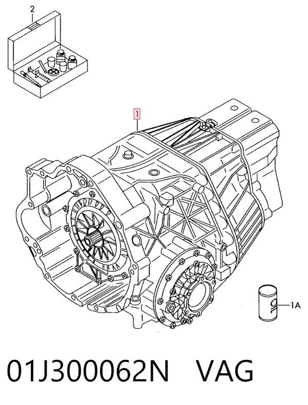 Caixa Automática de Mudança montada 01J300062N VAG