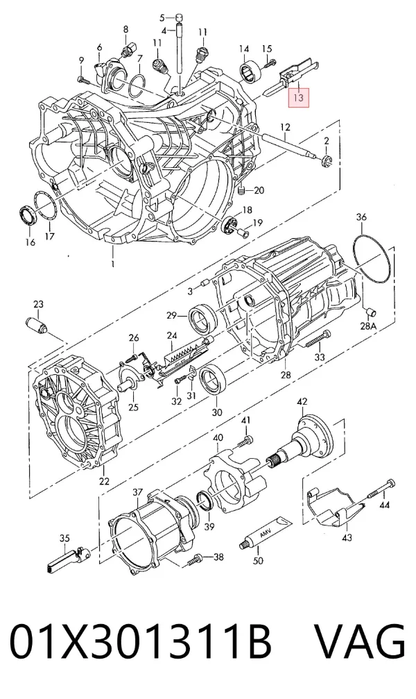  01X301311B VAG