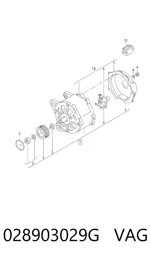 Gerador 028903029G VAG
