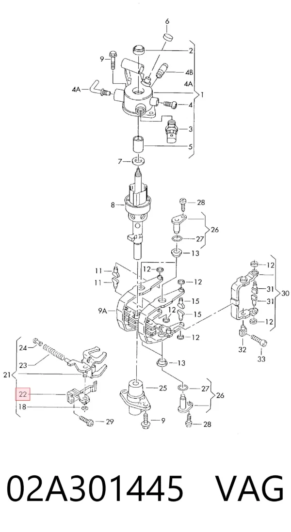  02A301445 VAG