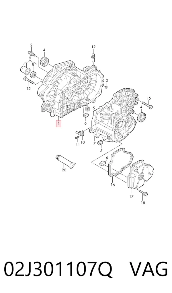  02J301107Q VAG