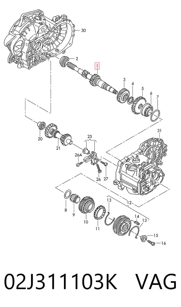  02J311103K VAG