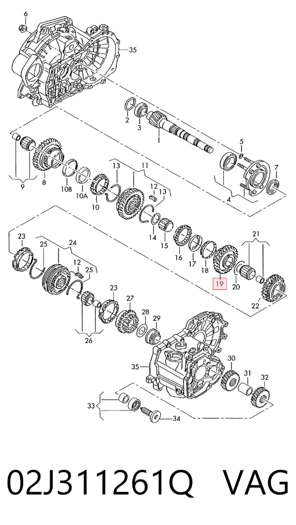  02J311261Q VAG