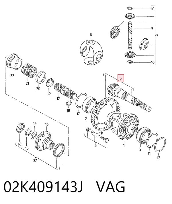  02K409143J VAG