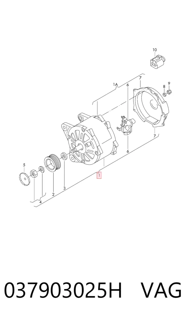 Gerador 037903025H VAG