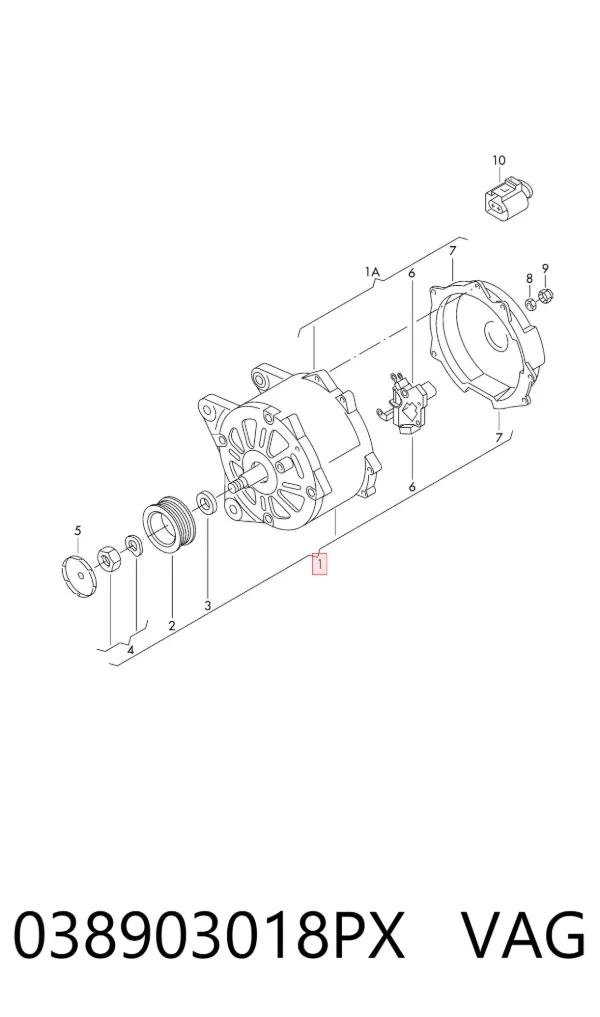 Gerador 038903018PX VAG