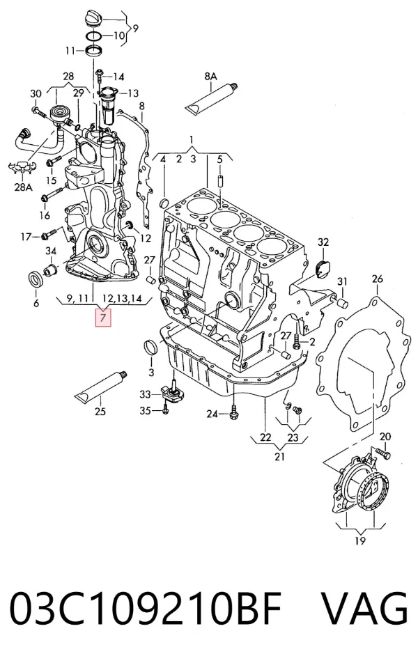  03C109210BF VAG