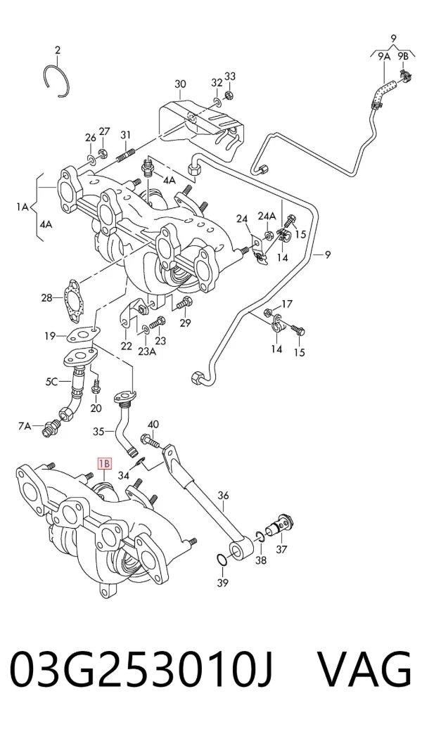Turbina 03G253010J VAG