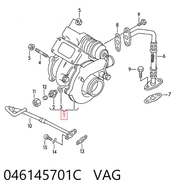 Turbina 046145701C VAG