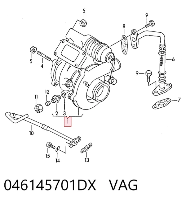 Turbina 046145701DX VAG