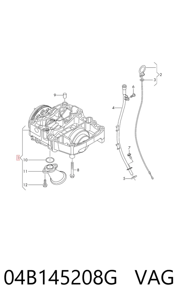 Bomba de óleo 04B145208G VAG