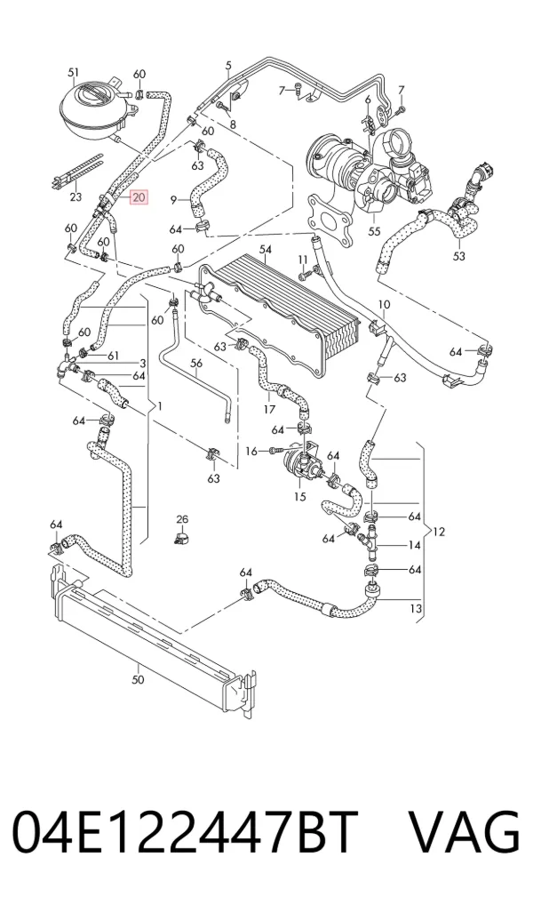  04E122447BT VAG