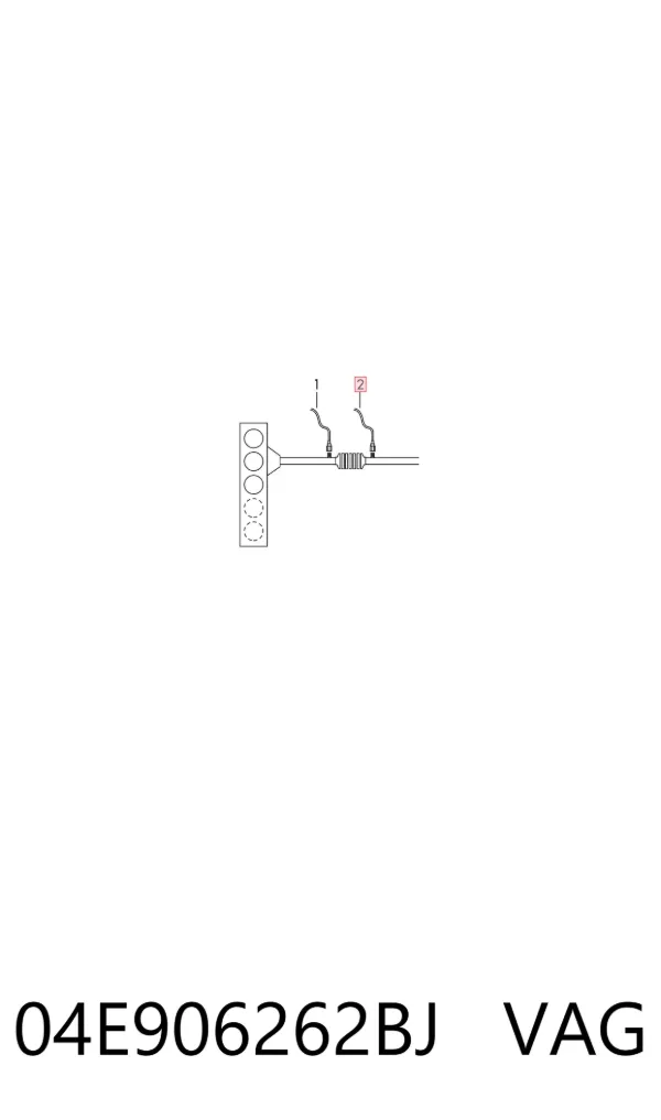 Sonda lambda, sensor de oxigênio depois de catalisador 04E906262BJ VAG