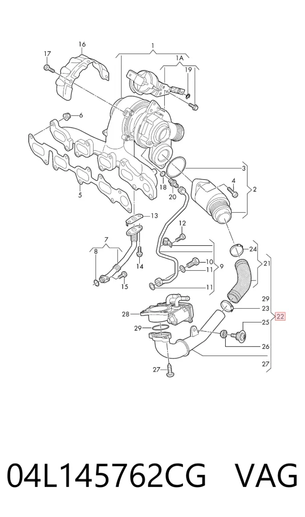  04L145762CG VAG