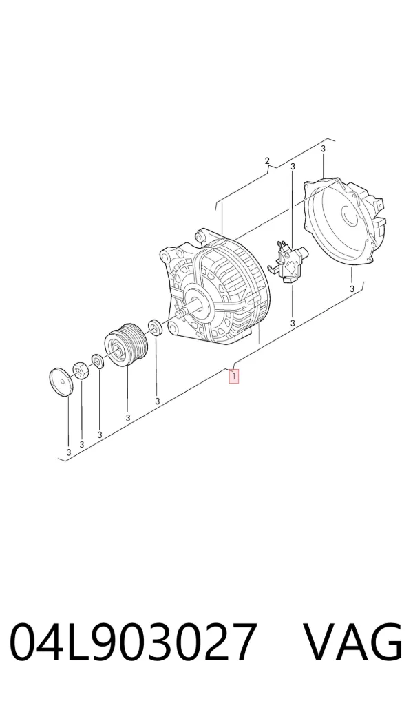 Gerador 04L903027 VAG