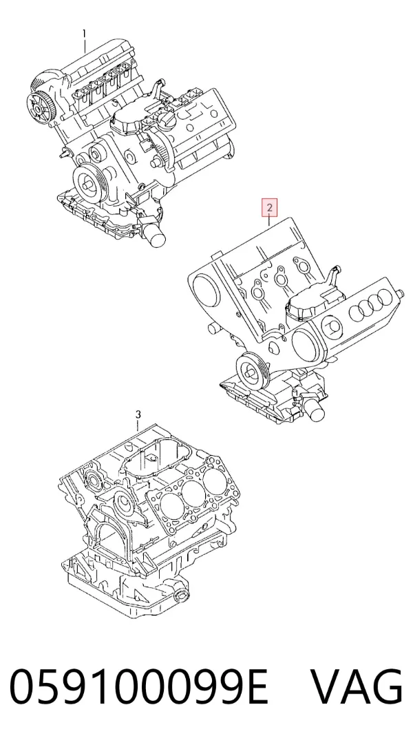 Motor montado Volkswagen Touareg II