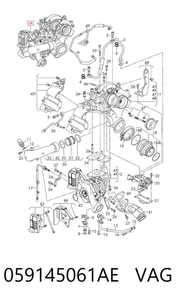 Turbina 059145061AE VAG
