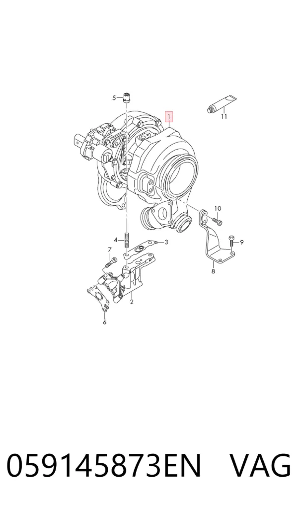 Turbina 059145873EN VAG