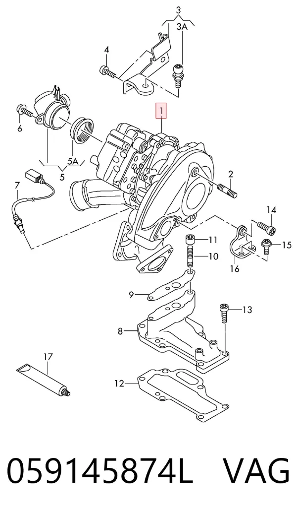 Turbina 059145874L VAG