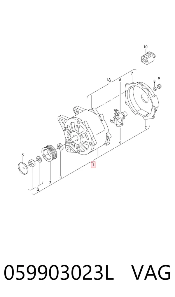Gerador 059903023L VAG