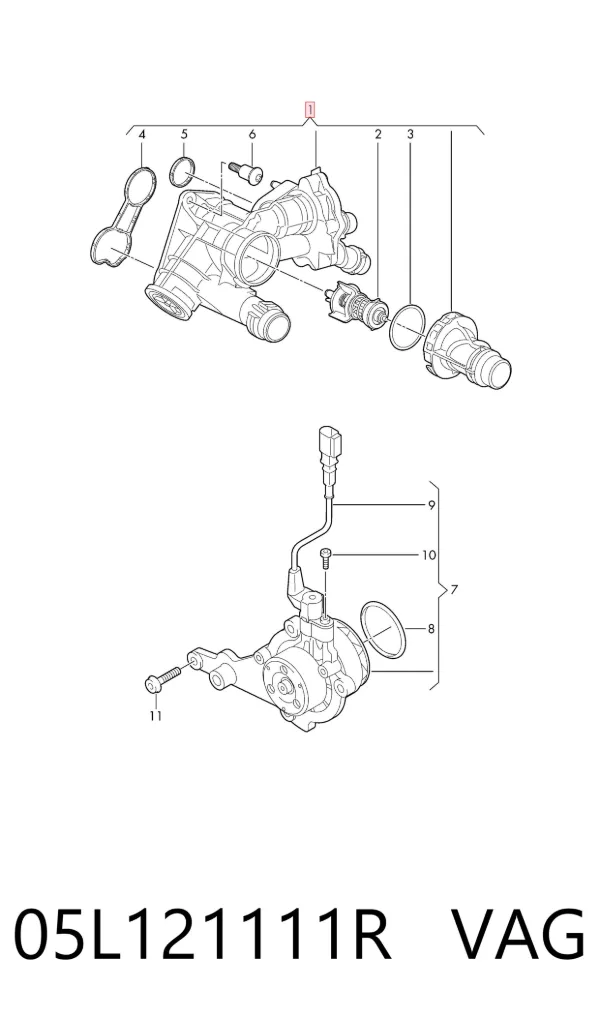 Termostato 05L121111R VAG