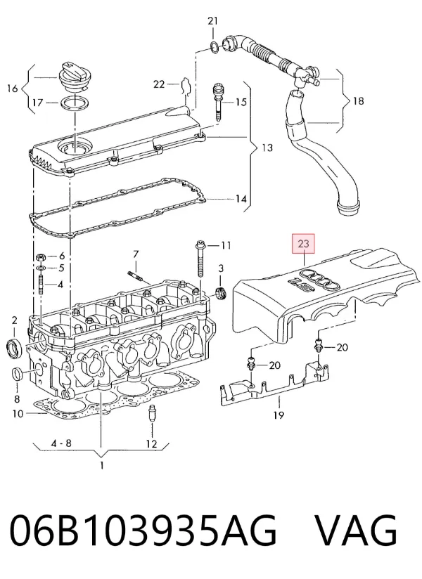  06B103935AG VAG
