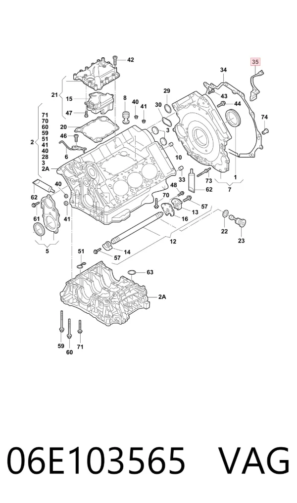  06E103565 VAG