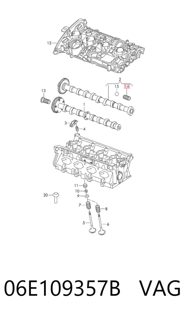  06E109357B VAG