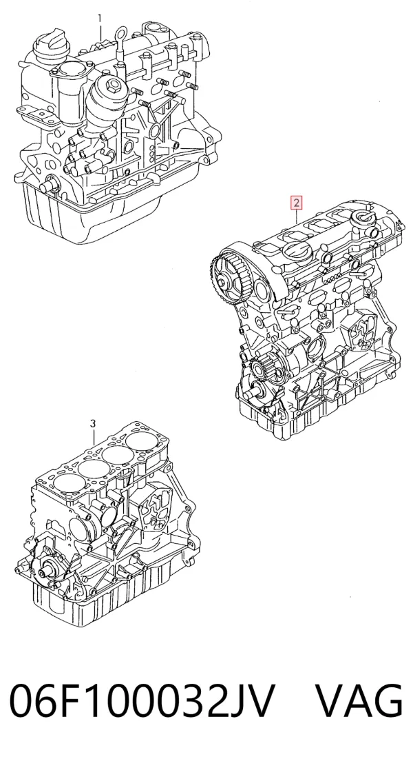 Motor montado Audi TT 8J3