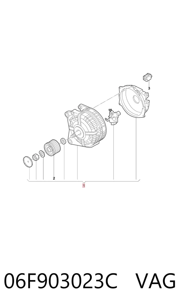 Gerador 06F903023C VAG