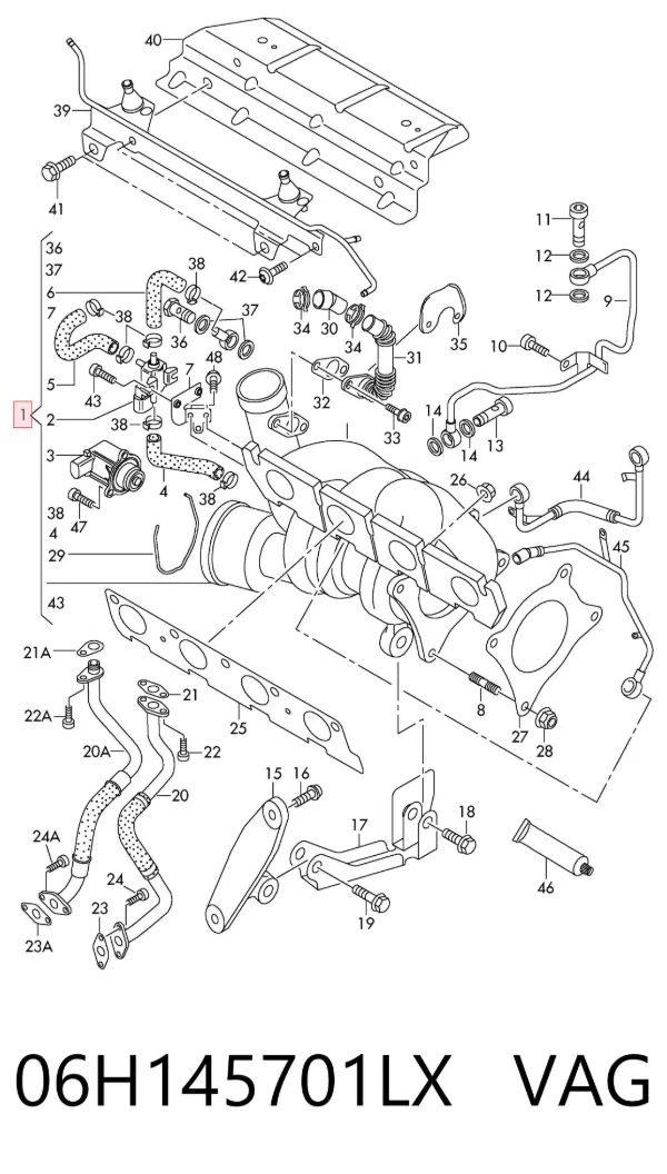 Turbina 06H145701LX VAG