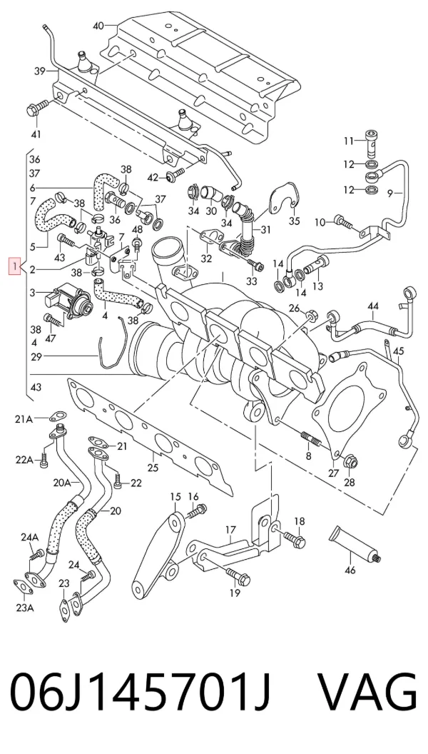 Turbina 06J145701J VAG