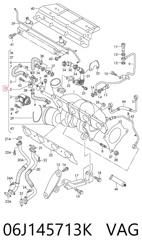 Turbina 06J145713K VAG