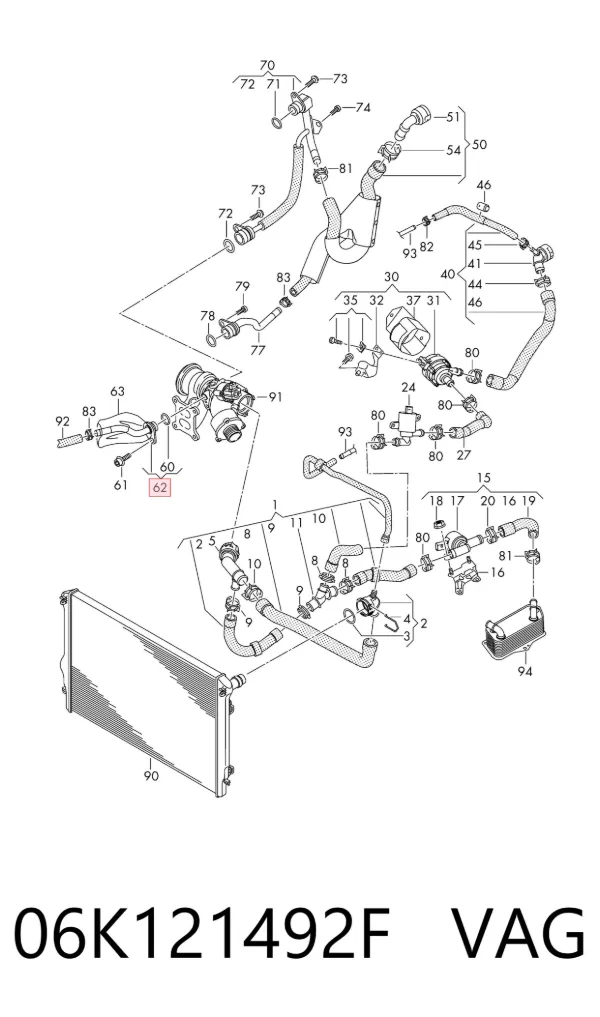  06K121492F VAG