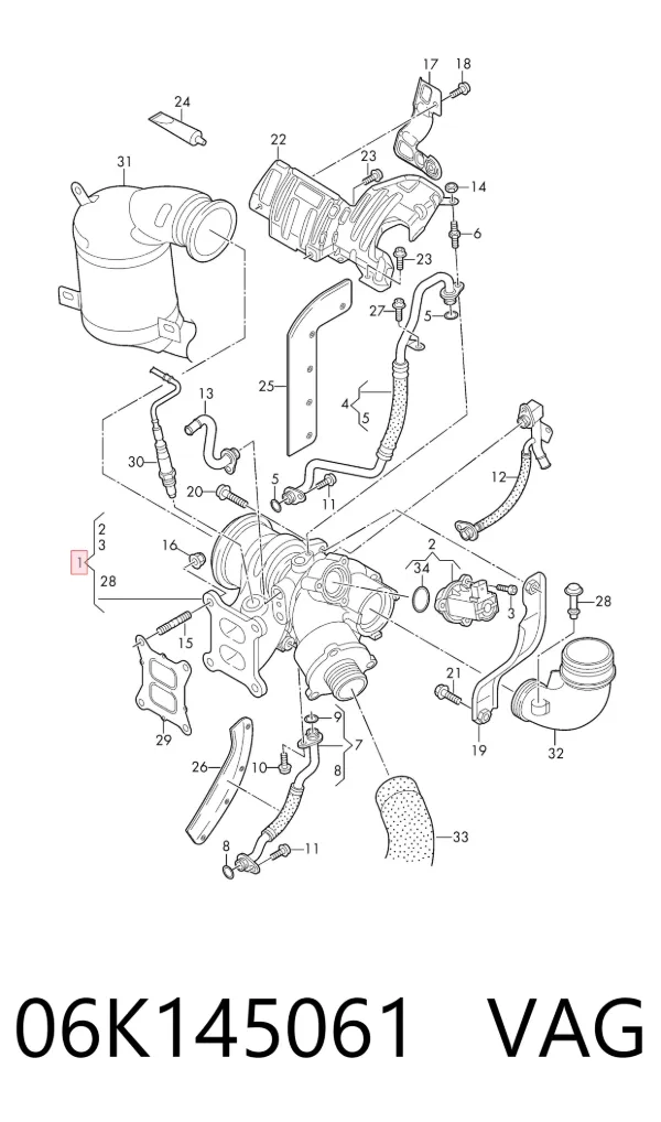 Turbina 06K145061 VAG