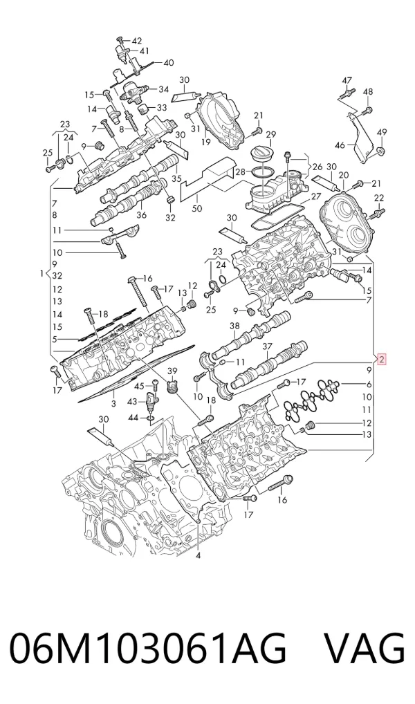 Cabeça de motor (CBC) Audi A6 C8