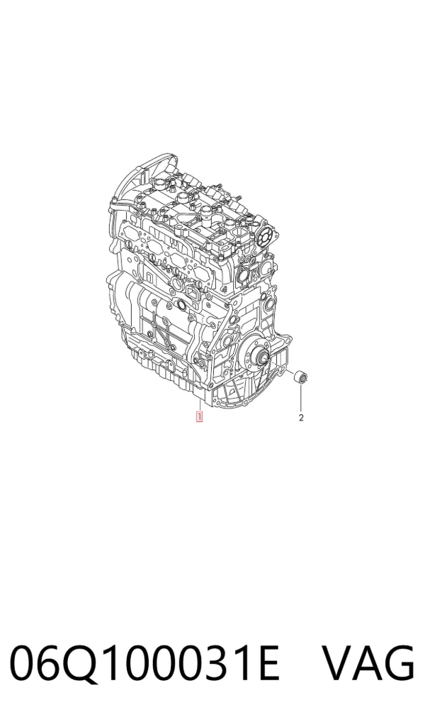 Motor montado 06Q100031E VAG