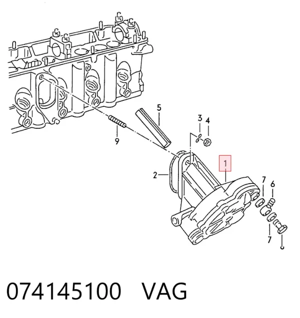 Bomba a vácuo 074145100 VAG