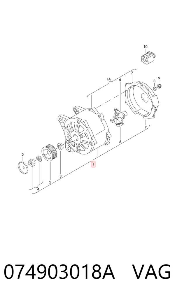 Gerador 074903018A VAG