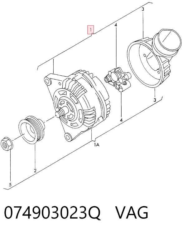 Gerador 074903023Q VAG
