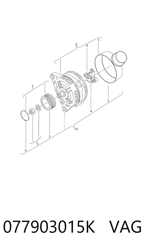 Gerador 077903015K VAG
