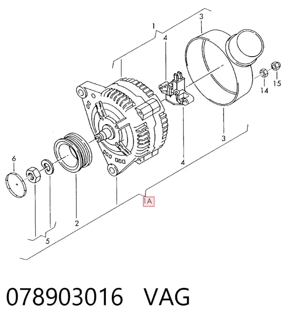 Gerador 078903016 VAG