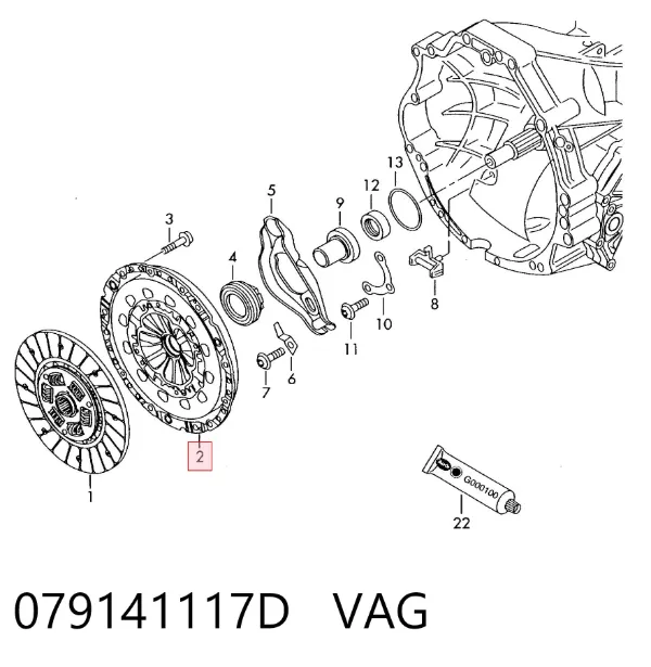 Cesta de embraiagem Audi A6 C6
