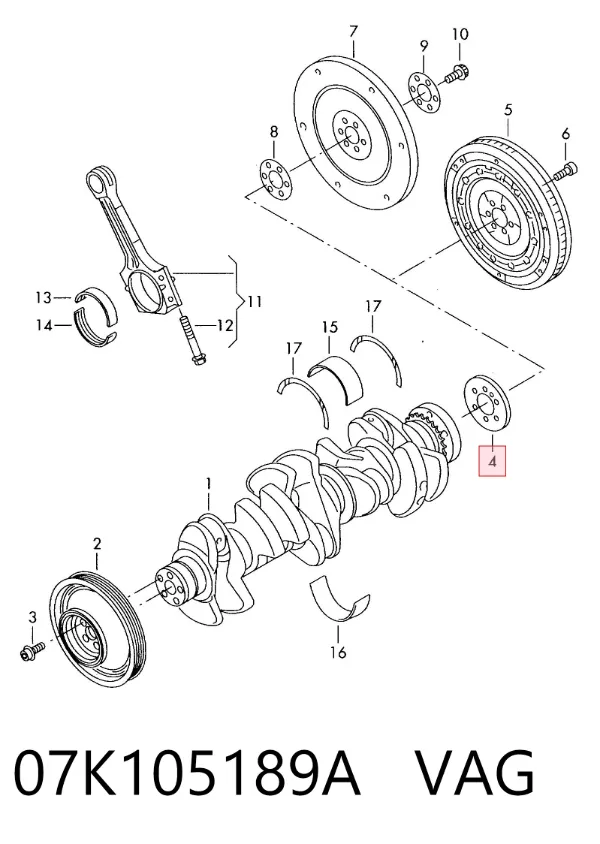  07K105189A VAG