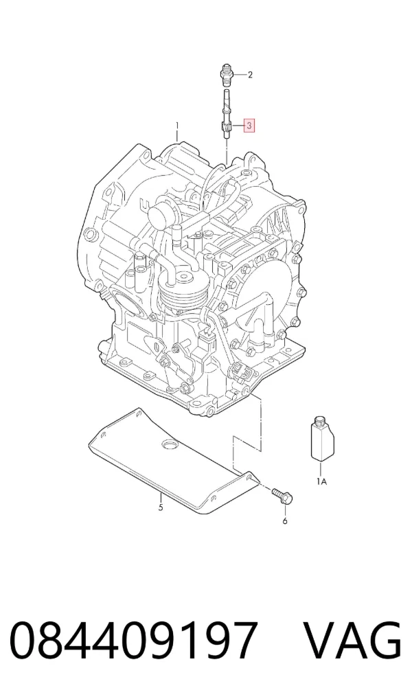 Roda dentada propulsada de velocímetro 084409197 VAG
