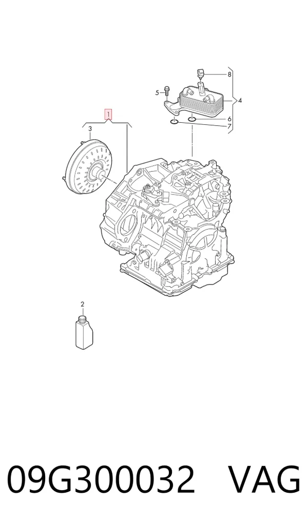 Caixa Automática de Mudança montada 09G300032 VAG