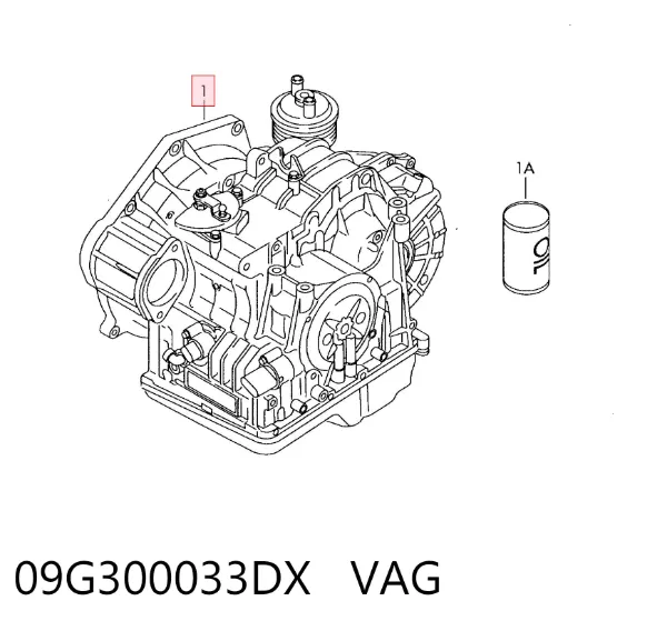 Caixa Automática de Mudança montada 09G300033DX VAG